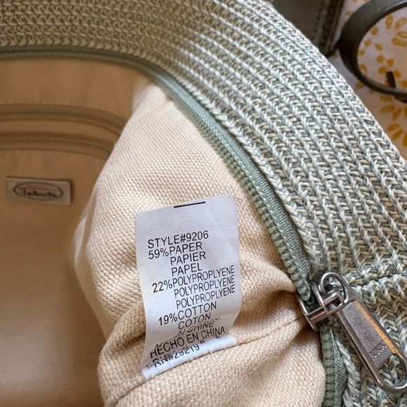 Talbots woven paper tote - Picture 4 of 4